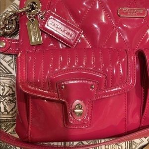 Coach Poppy Liquid Gloss Hippie-Style PINK Bag